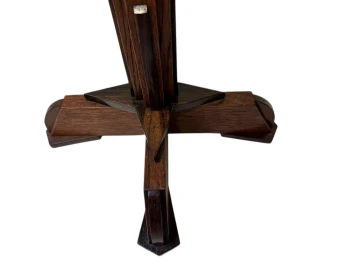 Art Deco Amsterdamse School Petite Pedestal Table, 1920s